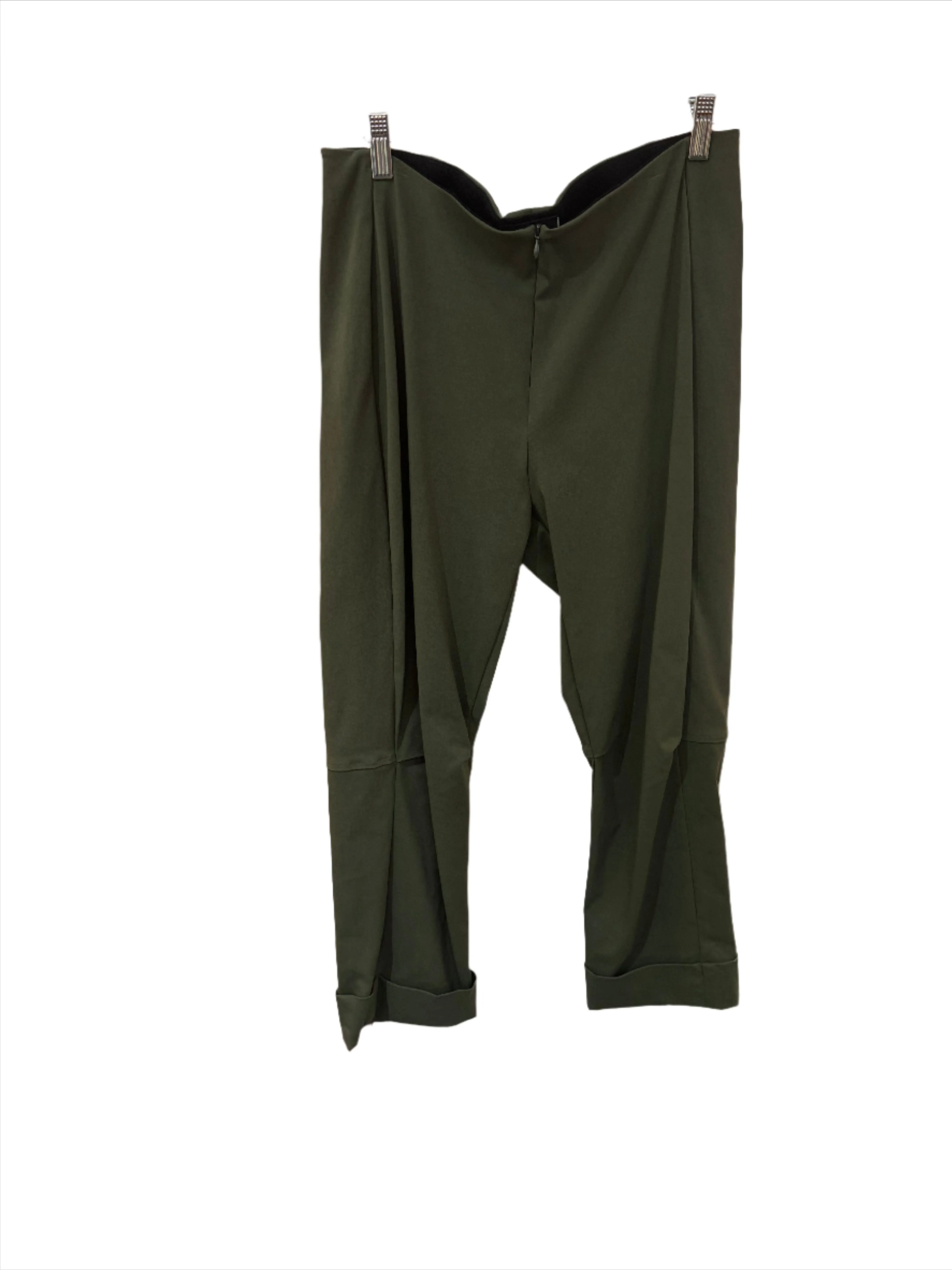 Porto Cropped Pant in Army Green