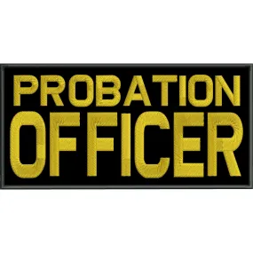 Probation 1 Officer Plate Carrier - 4x8 Patch