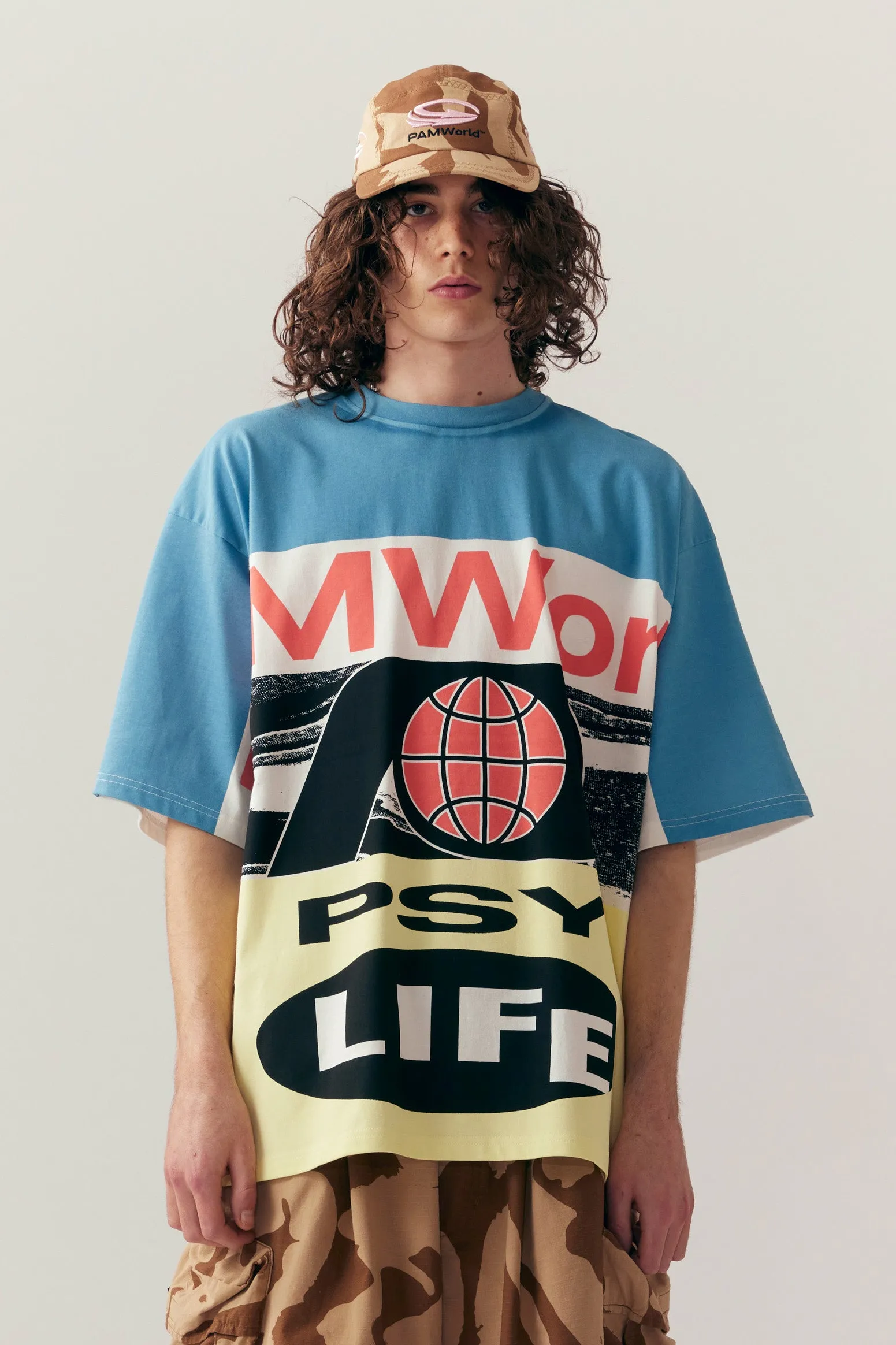 PSY LYF FLAG OVERSIZED TEE