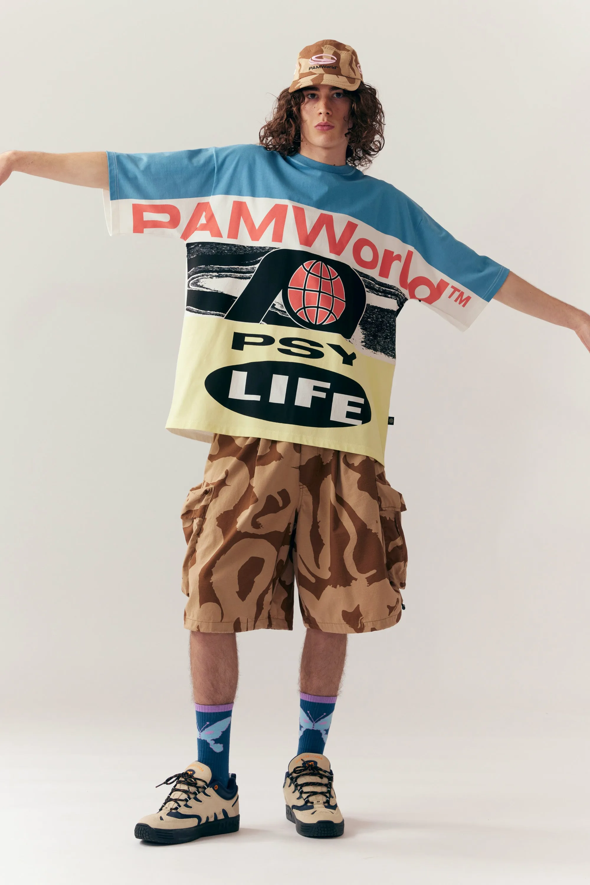 PSY LYF FLAG OVERSIZED TEE