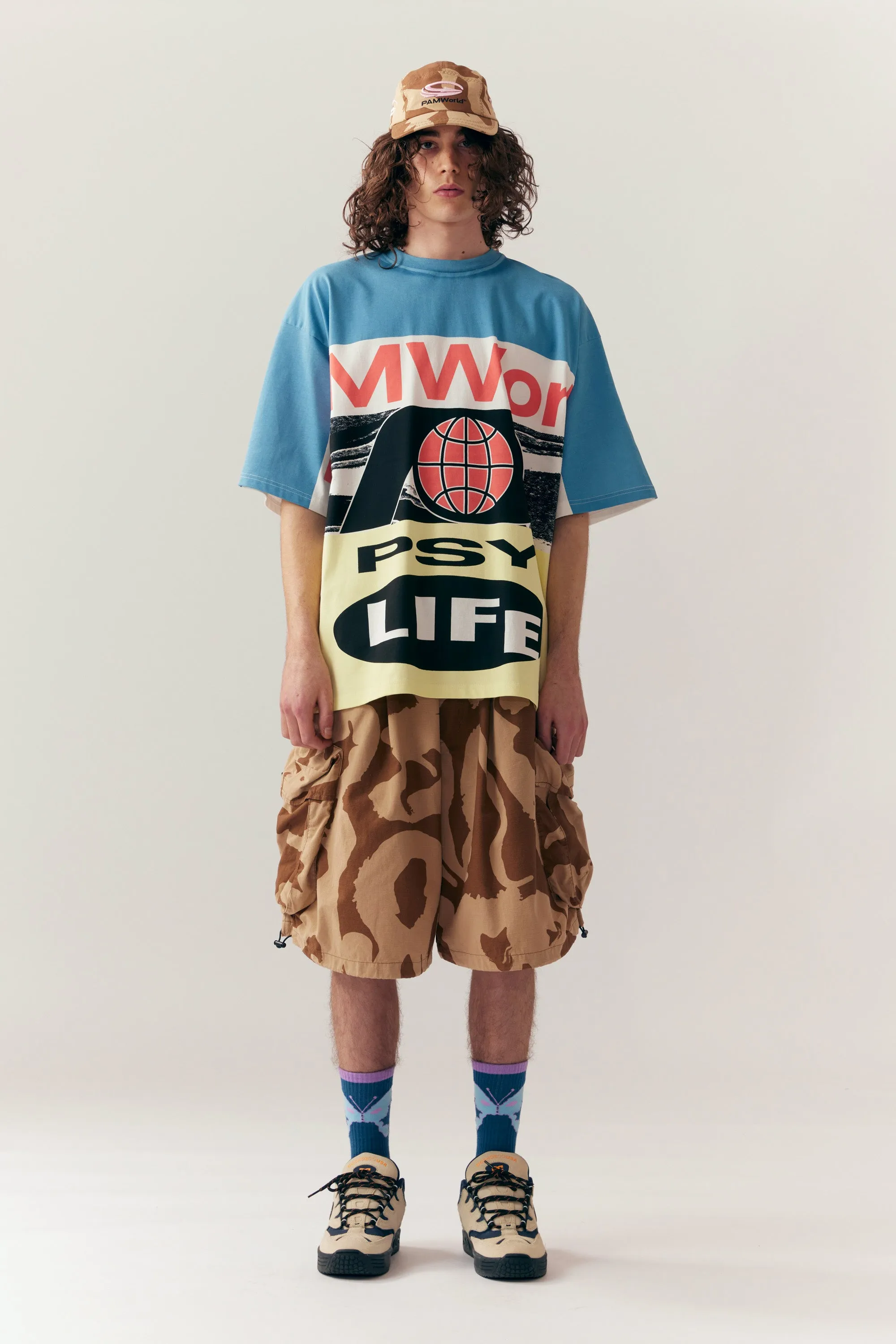 PSY LYF FLAG OVERSIZED TEE