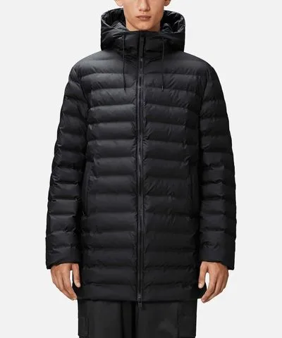 RAINS Lohja Quilted Shell Long Puffer Jacket