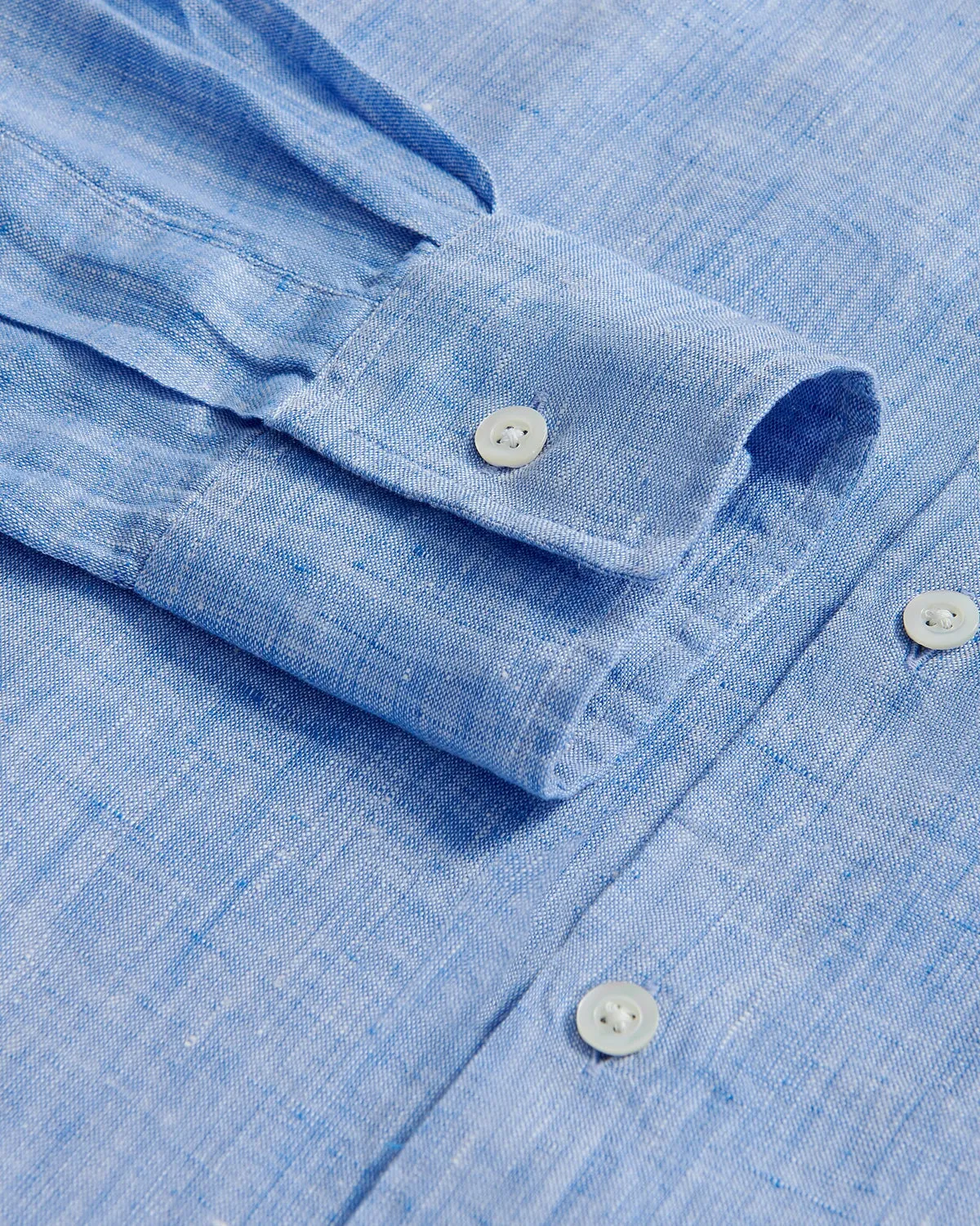 Richard James Linen Shirt Denim