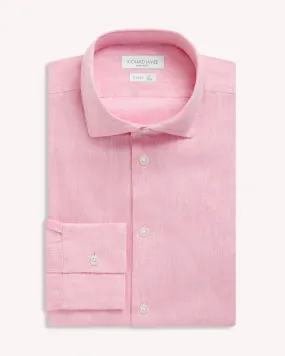 Richard James Linen Shirt Pink