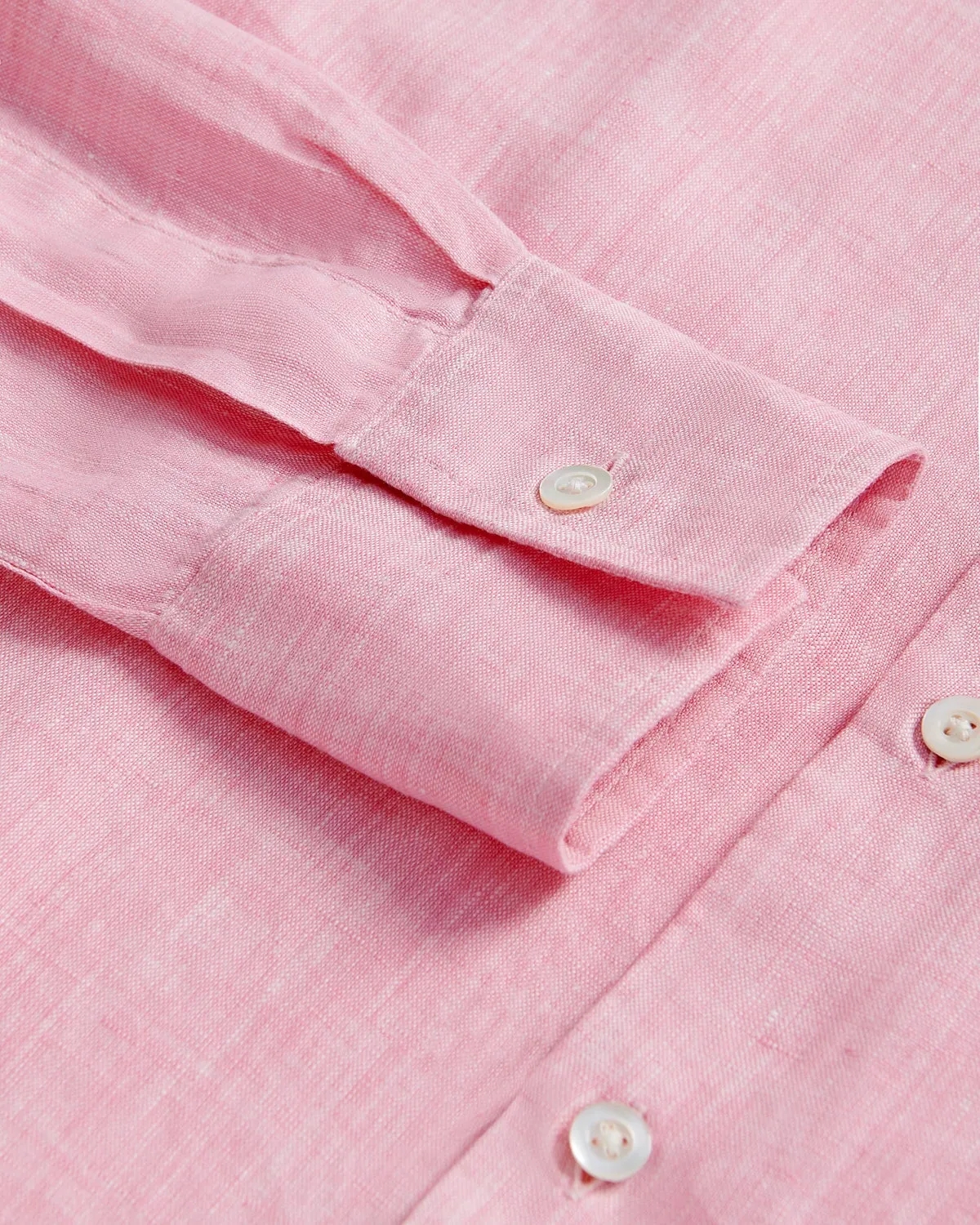 Richard James Linen Shirt Pink