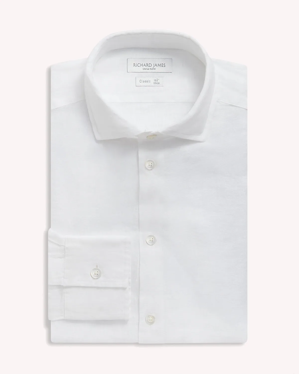 Richard James Linen Shirt White