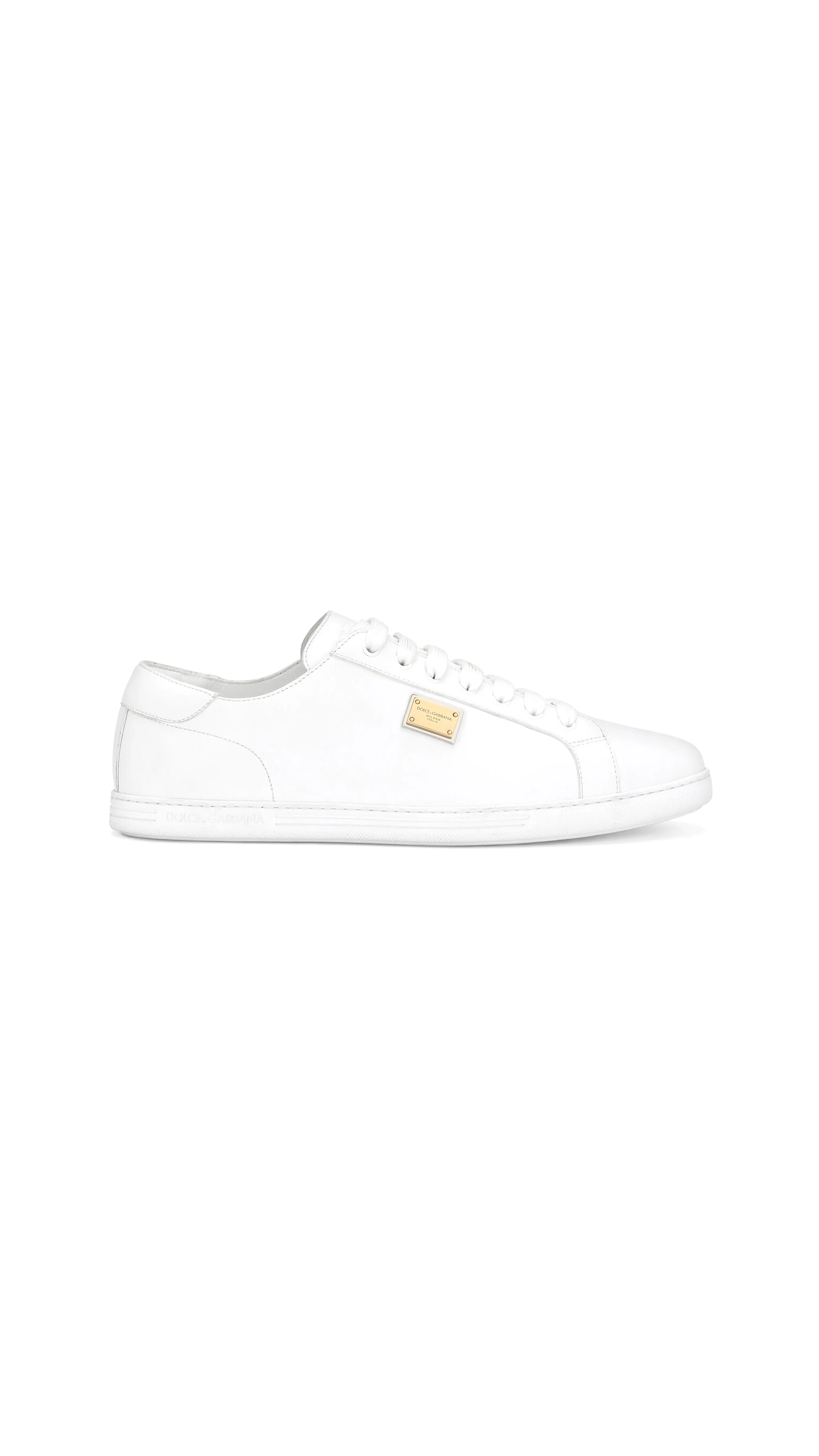 Saint Tropez Calfskin Sneakers - White