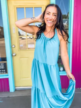 Shasta Summer Dress-Teal