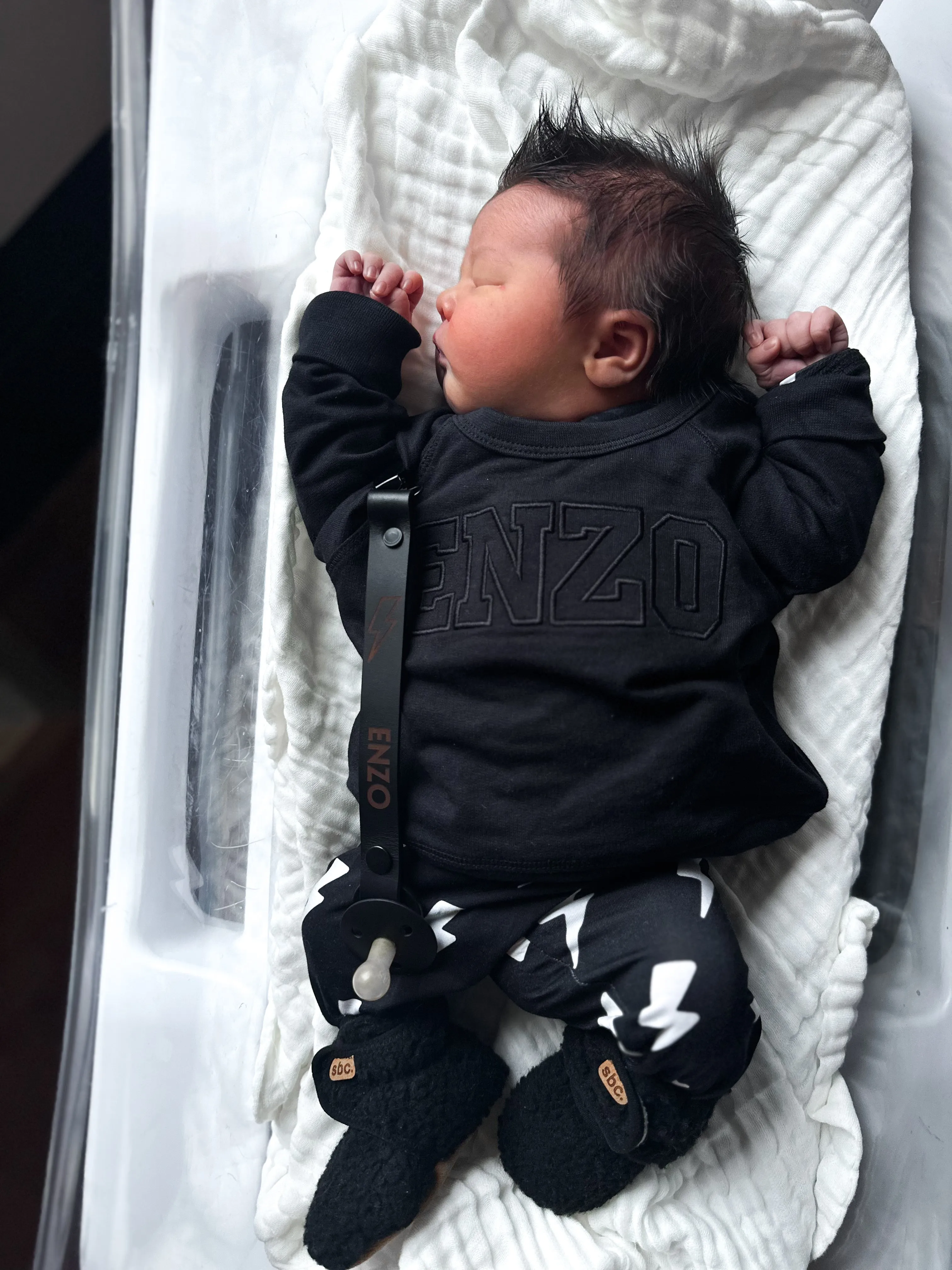 SHORE BABY The Newborn Sherpa Bootie — Jett (COLLECTIVE)