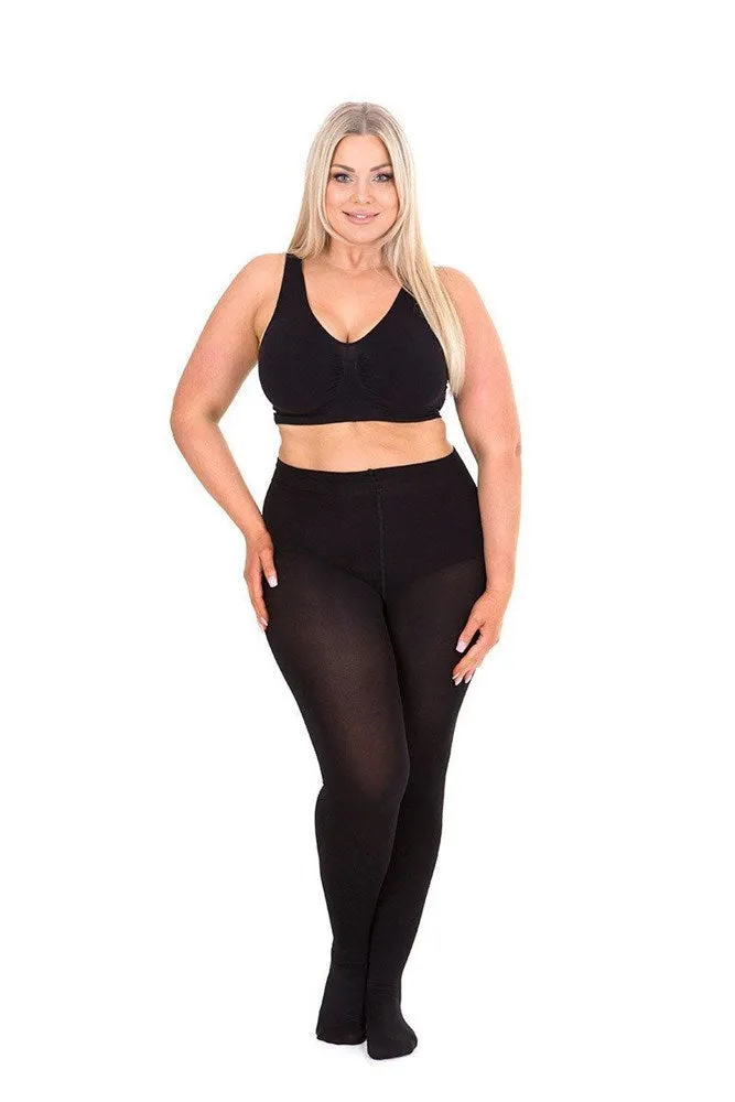 Sonsee Shapewear Opaque 100 Denier Full Tights Black