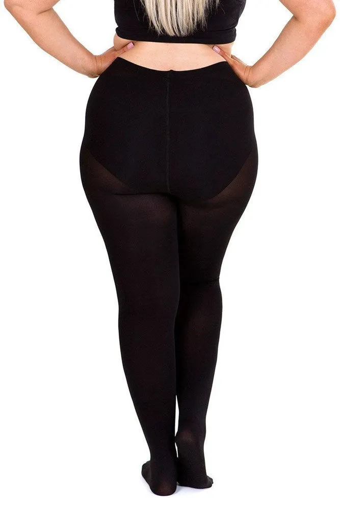 Sonsee Shapewear Opaque 100 Denier Full Tights Black