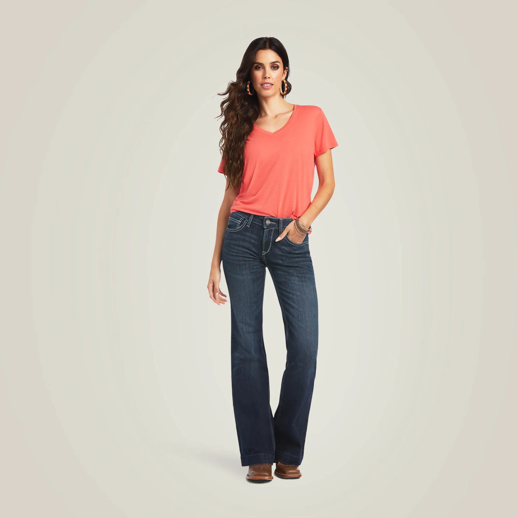 Trouser Perfect Rise Aisha Wide Leg Jean