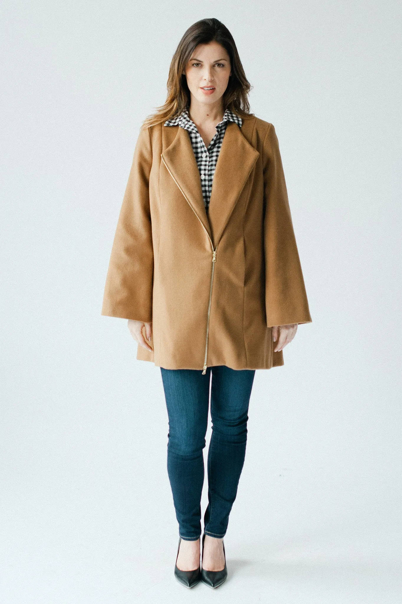 Tuileries Cape Coat - Cognac