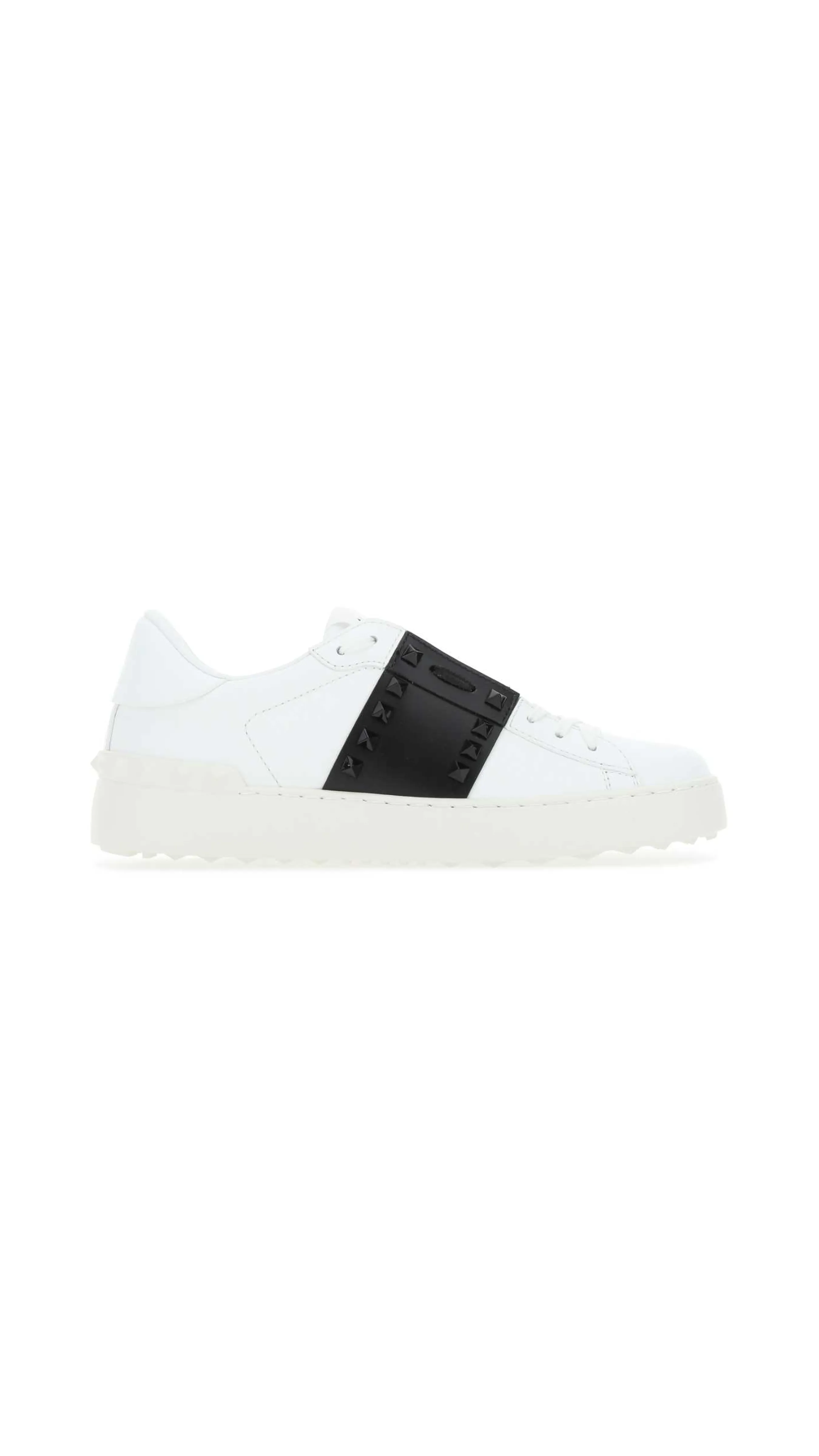 Untitles Rockstud Sneakers - White\Black