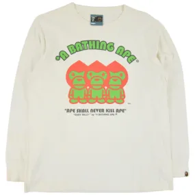 Vintage BAPE Long Sleeve T Shirts Size XS