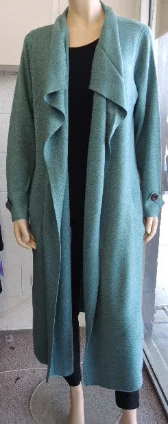 Vivid Wool Blend Knit Coat (4 Colours)