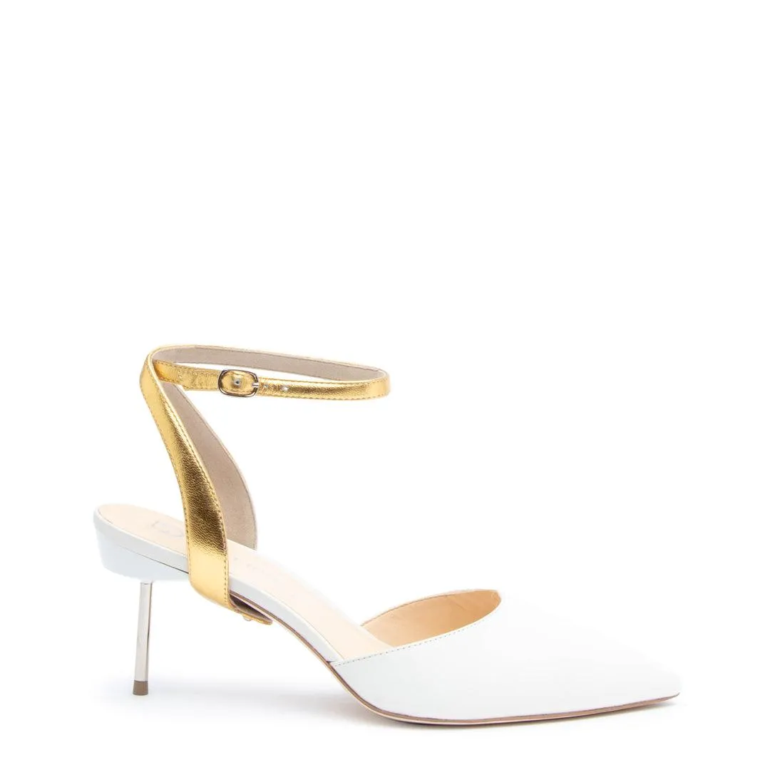 White Stiletto + Gold Marilyn