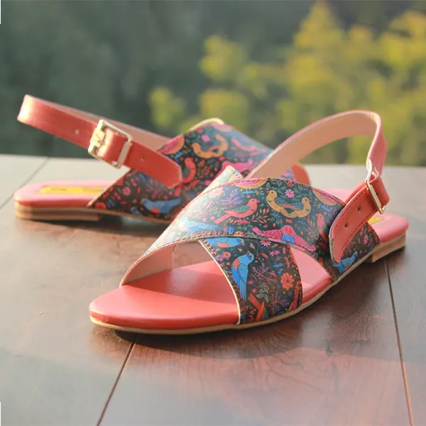 Women Graphic Kohati Flat Sandals