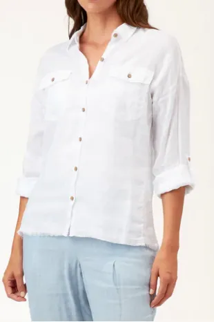 XCVI/Wearables Whitson Button Up Shirt